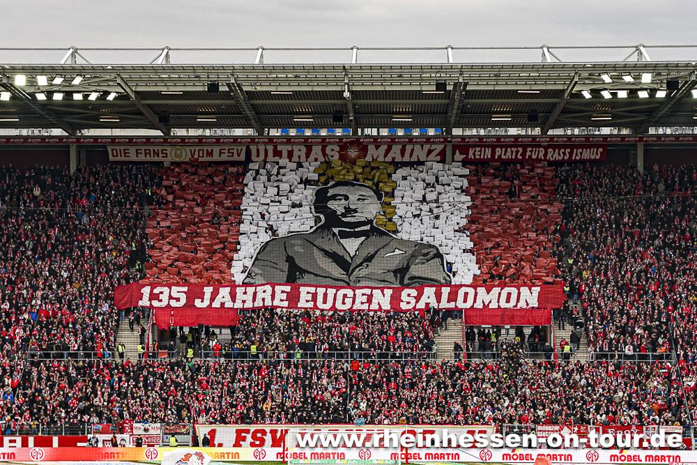 14. Im März Jahr 2024 wurde erneut eine große Choreografie für Eugen Salomon durchgeführt.